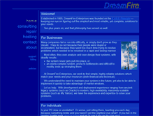 Tablet Screenshot of dreamfire.com